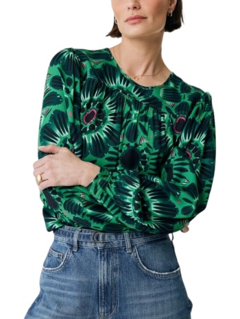 μπλούζα μακρυμάνικη mexx printed with puff sleeves and σε προσφορά