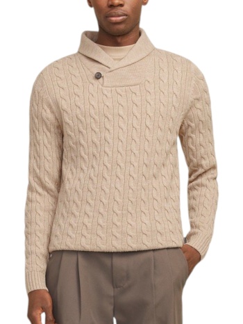 πουλόβερ jack & jones jprblucrash knit shawl neck σε προσφορά