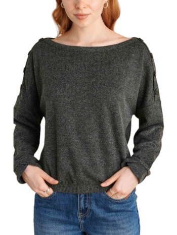 μπλούζα μακρυμάνικη attrattivo με διακοσμητικά κουμπιά σε προσφορά