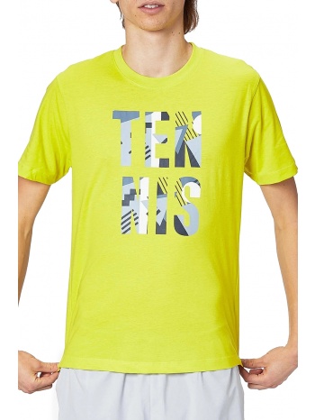 μπλούζα κοντομάνικη wilson stacked tennis tech sulphu σε προσφορά