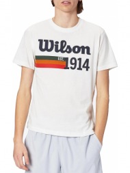 μπλούζα κοντομάνικη wilson script `14 tech wra805002-00