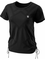 μπλούζα κοντομάνικη wilson crew ii w bk wra808804-00