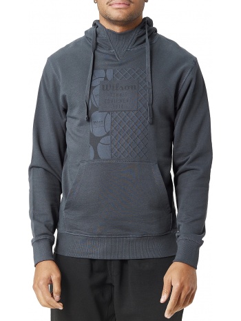 μπλούζα μακρυμάνικη wilson equip eco ctn po hoody σε προσφορά