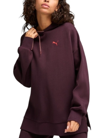 μπλούζα μακρυμάνικη puma φούτερ classics oversized hoodie σε προσφορά