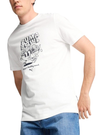 μπλούζα κοντομάνικη puma graphics bowl 628004-02 ανδρικό σε προσφορά