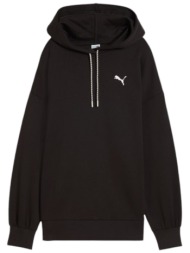 μπλούζα μακρυμάνικη puma φούτερ classics oversized hoodie dk 626636-01 γυναικείο