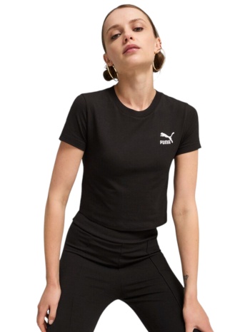 μπλούζα κοντομάνικη puma classics baby 626577-01 γυναικείο σε προσφορά