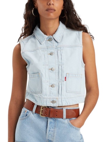 γιλέκο levi`s utility denim a75890001-01 γυναικείο σε προσφορά