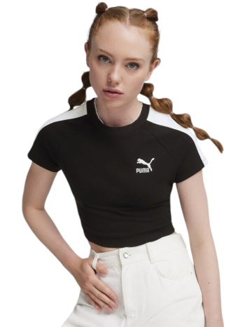 μπλούζα κοντομάνικη puma iconic t7 baby 625598-01 γυναικείο σε προσφορά