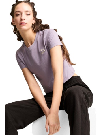 μπλούζα κοντομάνικη puma classics baby 626577-30 γυναικείο σε προσφορά