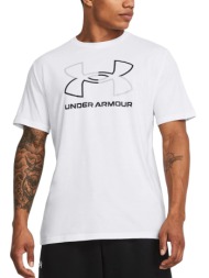 μπλούζα κοντομάνικη under armour gl foundation update 1382915-100 ανδρικό