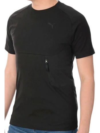 μπλούζα κοντομάνικη puma pumatech pocket 624379-01 ανδρικό σε προσφορά