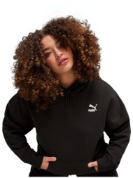 μπλούζα μακρυμάνικη puma better classics relaxed hoodie 624227-01 γυναικείο