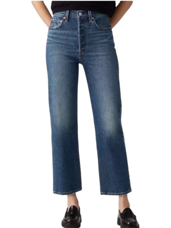 παντελόνι jean levi`s denim ribcage straight ankle