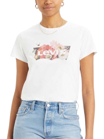 μπλούζα κοντομάνικη levi`s the perfect floral print σε προσφορά