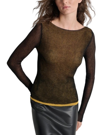 μπλούζα μακρυμάνικη dkny double layer knit p4hsat43-jpe σε προσφορά