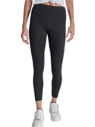 κολάν dkny high waist 7/8 rhinestone stripe logo dp4p3323-blk γυναικείο