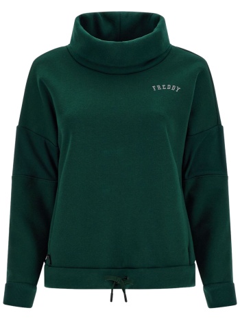 μπλούζα μακρυμάνικη freddy με φαρδύ γυριστό λαιμό σε προσφορά