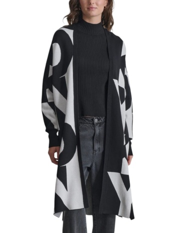 ζακέτα dkny logo all over p4mxaq64-blk γυναικείο σε προσφορά