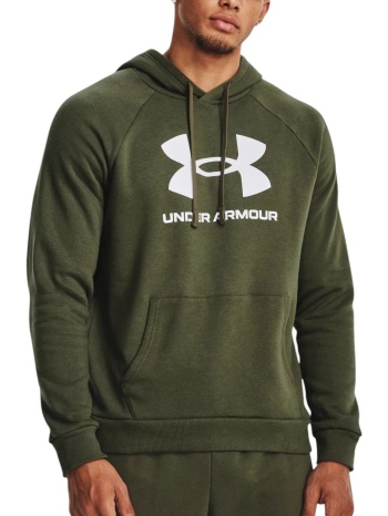 μπλούζα μακρυμάνικη under armour rival fleece logo hoodie σε προσφορά