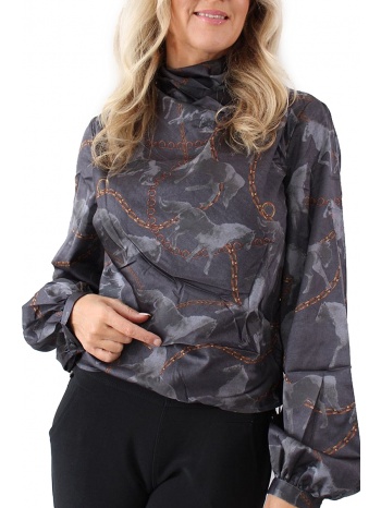 μπλούζα μακρυμάνικη guess gudule top w2bh10wd8g2-p85d σε προσφορά