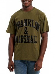 μπλούζα κοντομάνικη franklin marshall tshirt-20/1 jersey jm3011.000.1000p01