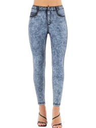 παντελόνι υφασμάτινο freddy με όψη jeans black1rf212-lj1 γυναικείο