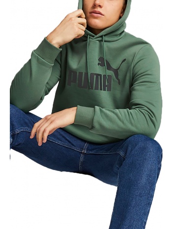 μπλούζα μακρυμάνικη puma big logo hoodie fl (s) 586687-25