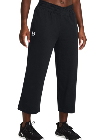 παντελόνι under armour rival terry crop wide leg σε προσφορά