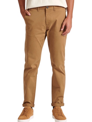 παντελόνι υφασμάτινο funky buddha chino fbm010-001-02-beige σε προσφορά