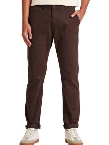 παντελόνι υφασμάτινο funky buddha chino fbm010-001-02-dk σε προσφορά