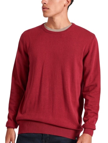 πουλόβερ funky buddha crew neck - the essentials σε προσφορά