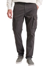 παντελόνι υφασμάτινο funky buddha cargo fbm010-002-02-grey ανδρικό