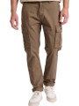 παντελόνι υφασμάτινο funky buddha cargo fbm010-002-02-lt coffee ανδρικό