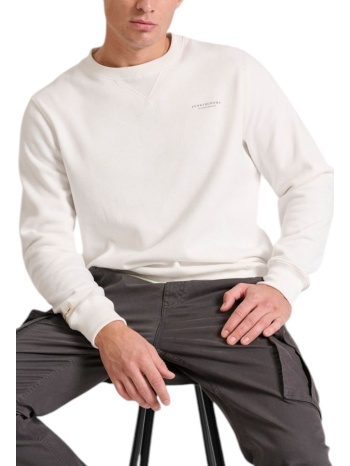 μπλούζα μακρυμάνικη funky buddha crew neck - the essentials σε προσφορά