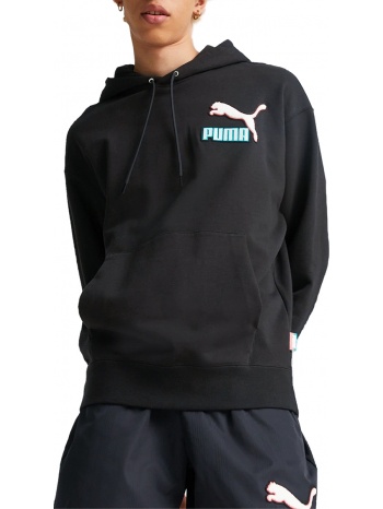 μπλούζα μακρυμάνικη puma fandom hoodie tr 536114-01 σε προσφορά