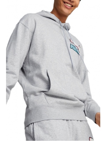 μπλούζα μακρυμάνικη puma fandom hoodie tr 536114-04 σε προσφορά
