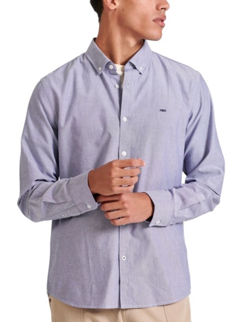 πουκάμισο μακρυμάνικο funky buddha embroidered logo - the σε προσφορά