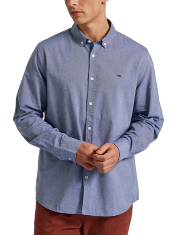 πουκάμισο μακρυμάνικο funky buddha embroidered logo - the σε προσφορά