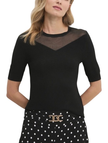 μπλούζα κοντομάνικη dkny πλεκτή p4ksau06-blk γυναικείο σε προσφορά