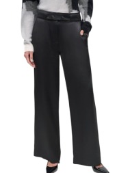 παντελόνι υφασμάτινο dkny wide leg pant p4jk7xis-blk γυναικείο