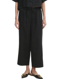 παντελόνι υφασμάτινο dkny linen p2rkseua-blk γυναικείο