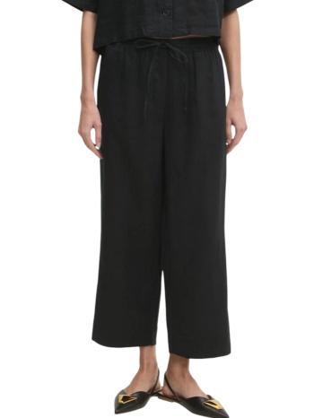 παντελόνι υφασμάτινο dkny linen p2rkseua-blk γυναικείο
