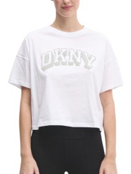 μπλούζα κοντομάνικη dkny sport logo dp5t1119-jxf γυναικείο