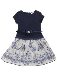 φόρεμα monnalisa abito c-cintura fiocco 714916 4930-3256 κορίτσι