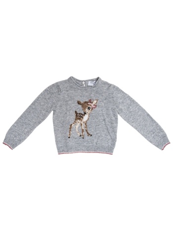 μπλούζα μακρυμάνικη monnalisa pull intarsio cerbiatto σε προσφορά