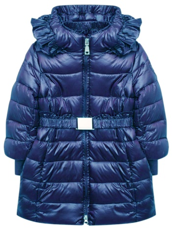 μπουφάν monnalisa κοντό piumino lungo c-cappuccio 176104 σε προσφορά