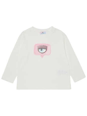 μπλούζα μακρυμάνικη monnalisa chiara ferragni eyelike σε προσφορά