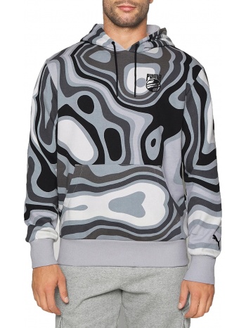 μπλούζα μακρυμάνικη puma booster ralph print hoodie σε προσφορά