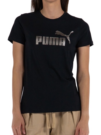 μπλούζα κοντομάνικη puma ess+ metallic logo 848303-41 σε προσφορά